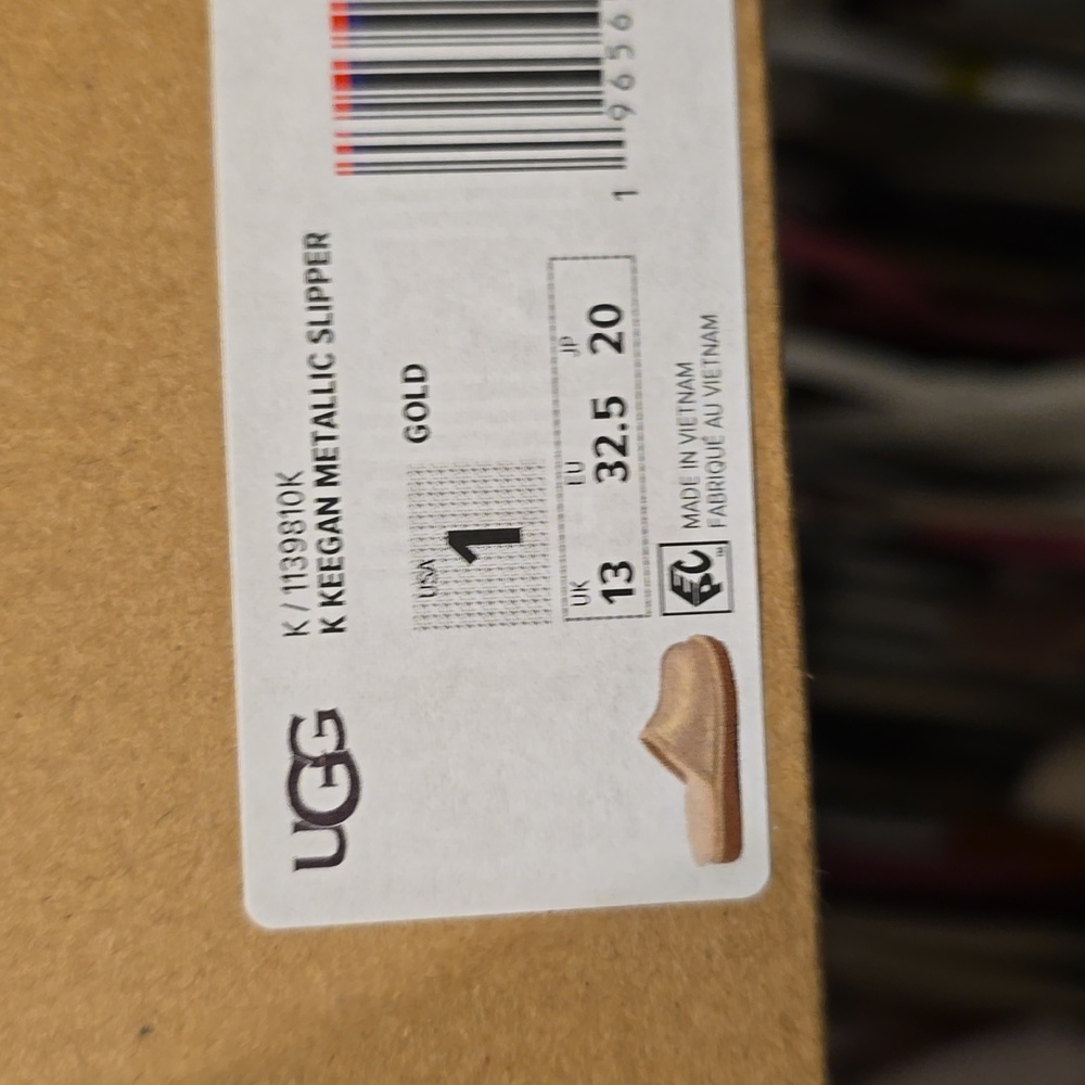 Ugg keegan metallic slipper